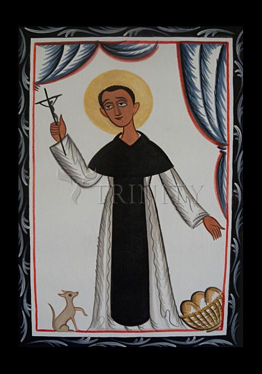 St. Martin de Porres - Holy Card by Br. Arturo Olivas, OFS - Trinity Stores