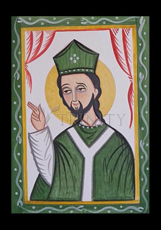 St. Patrick - Holy Card by Br. Arturo Olivas, OFS - Trinity Stores
