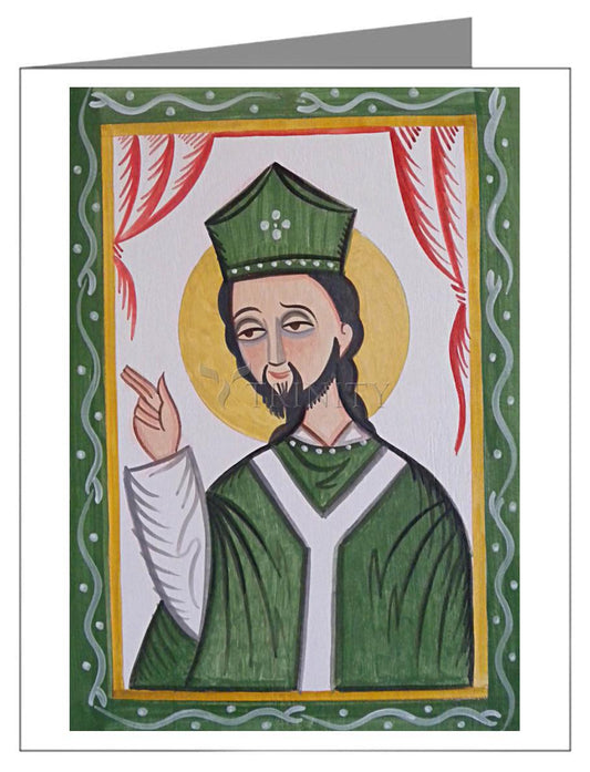 St. Patrick - Note Card Custom Text by Br. Arturo Olivas, OFS - Trinity Stores