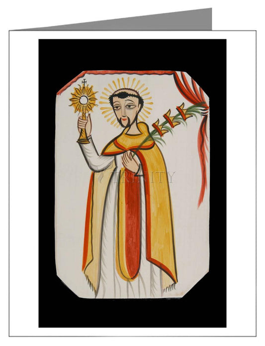 St. Raymond Nonnatus - Note Card Custom Text by Br. Arturo Olivas, OFS - Trinity Stores