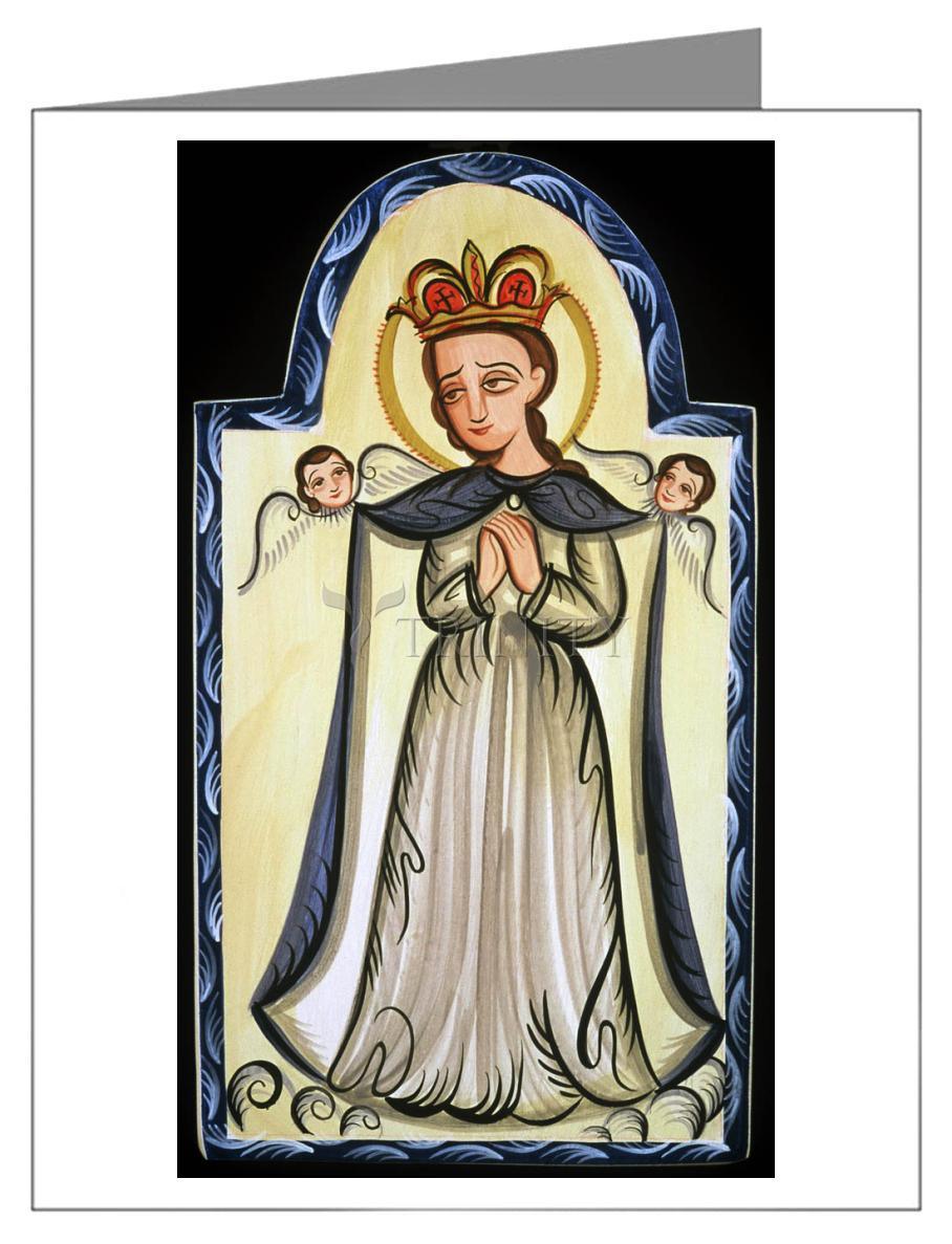 Our Lady, Queen of the Angels - Note Card Custom Text by Br. Arturo Olivas, OFS - Trinity Stores