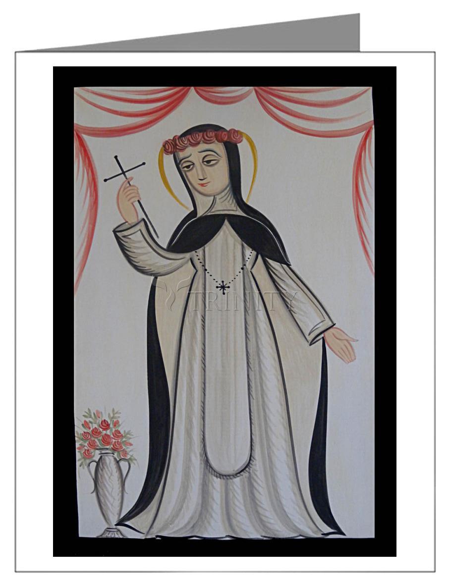 St. Rose of Lima - Note Card by Br. Arturo Olivas, OFS - Trinity Stores