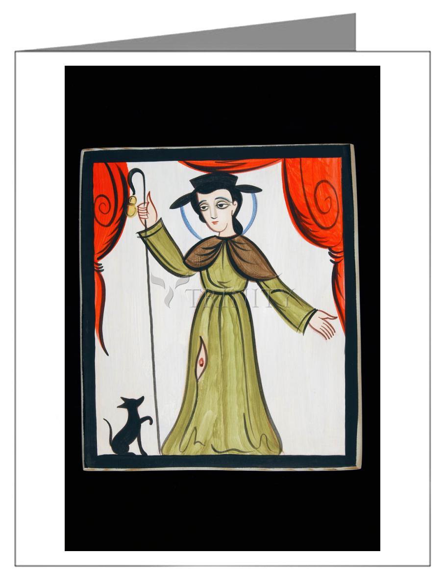 St. Roch - Note Card by Br. Arturo Olivas, OFS - Trinity Stores