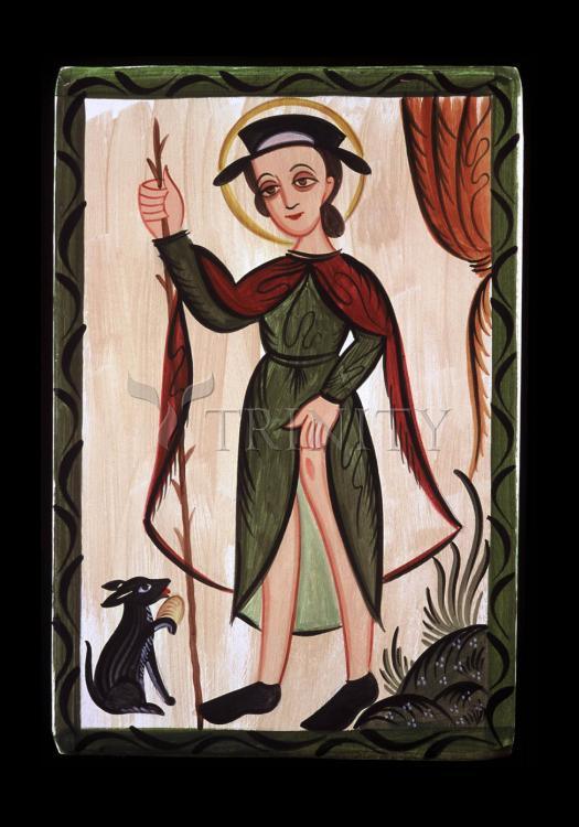St. Roch - Holy Card by Br. Arturo Olivas, OFS - Trinity Stores