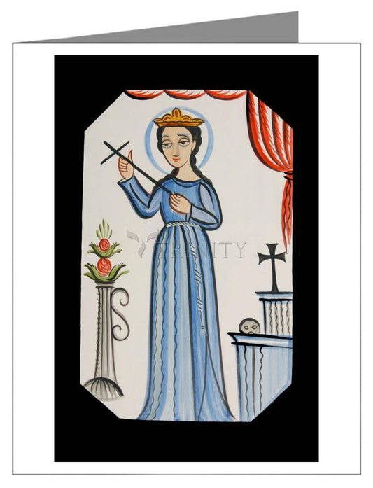 St. Rosalia - Note Card Custom Text by Br. Arturo Olivas, OFS - Trinity Stores