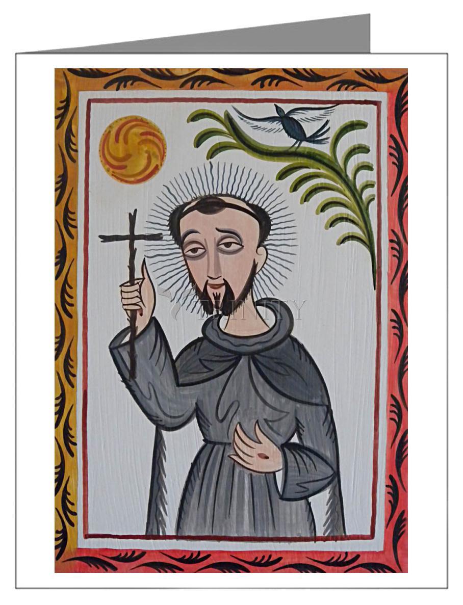 St. Francis of Assisi - Note Card Custom Text by Br. Arturo Olivas, OFS - Trinity Stores