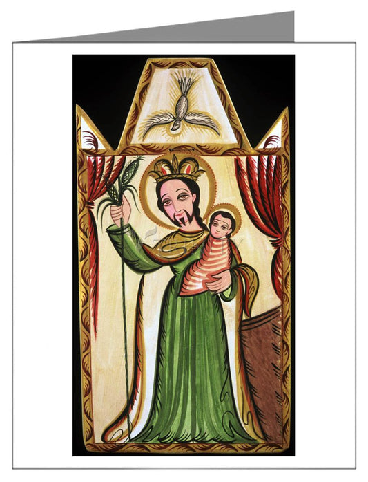 St. Joseph - Note Card by Br. Arturo Olivas, OFS - Trinity Stores