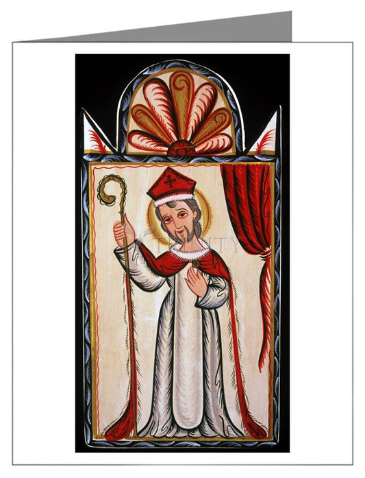 St. Nicholas - Note Card Custom Text by Br. Arturo Olivas, OFS - Trinity Stores