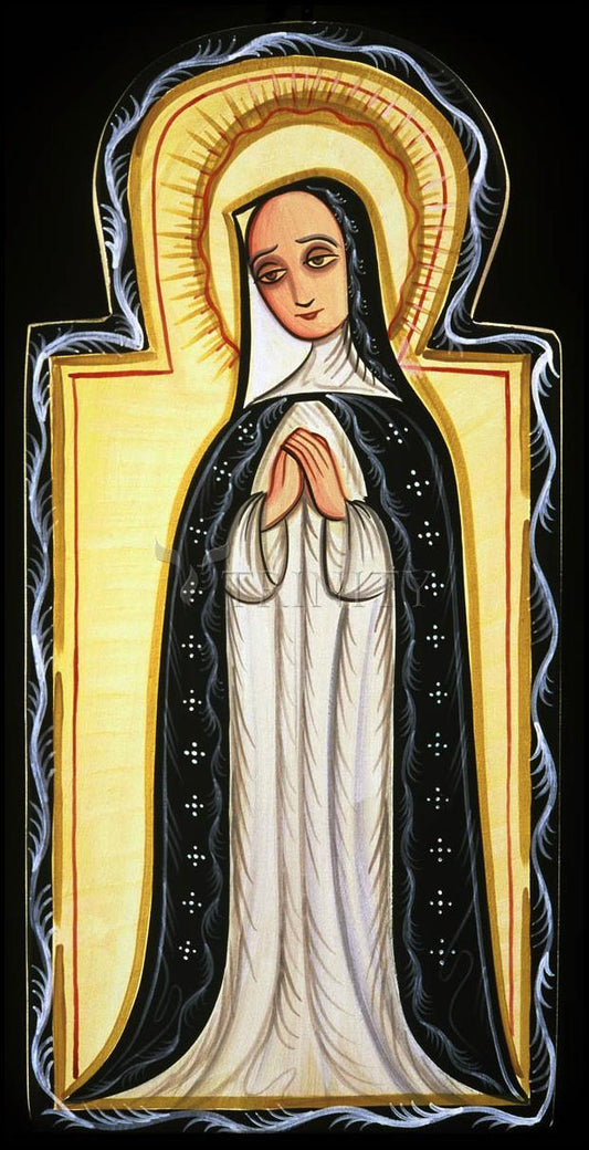 Our Lady of Solitude - Wood Plaque by Br. Arturo Olivas, OFS - Trinity Stores