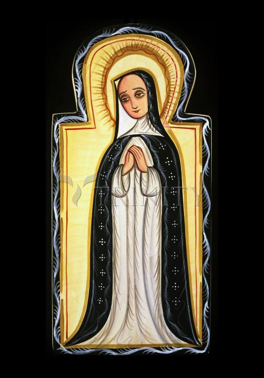 Our Lady of Solitude - Holy Card by Br. Arturo Olivas, OFS - Trinity Stores