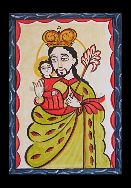 St. Joseph - Holy Card by Br. Arturo Olivas, OFS - Trinity Stores