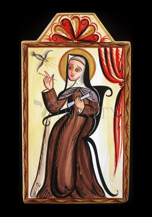 St. Teresa of Avila - Holy Card by Br. Arturo Olivas, OFS - Trinity Stores