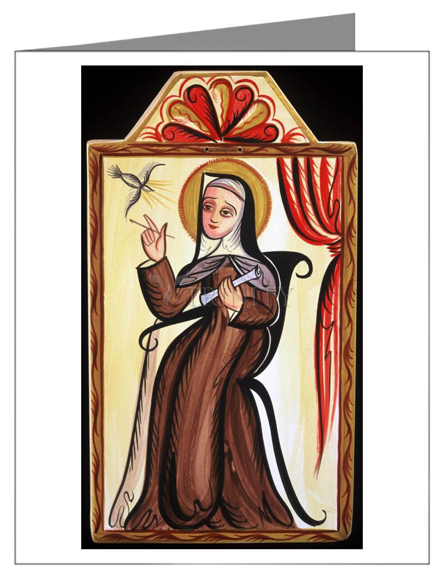 St. Teresa of Avila - Note Card by Br. Arturo Olivas, OFS - Trinity Stores