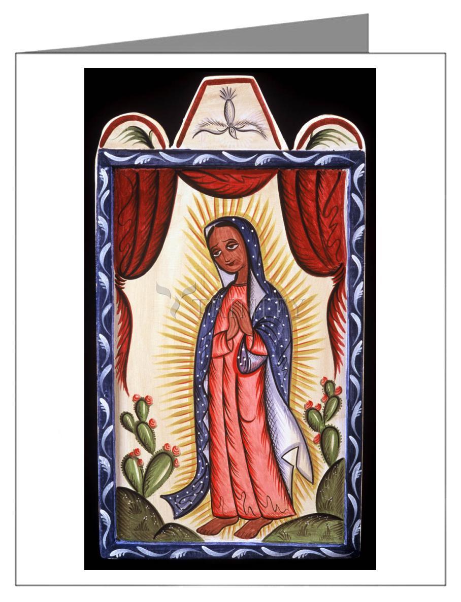Our Lady of Guadalupe - Note Card Custom Text by Br. Arturo Olivas, OFS - Trinity Stores