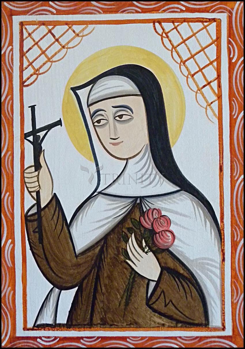 St. Thérèse of Lisieux - Wood Plaque by Br. Arturo Olivas, OFS - Trinity Stores