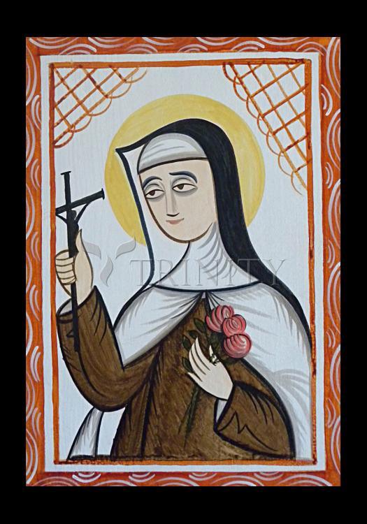St. Thérèse of Lisieux - Holy Card by Br. Arturo Olivas, OFS - Trinity Stores