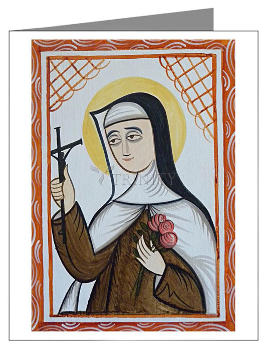 St. Thérèse of Lisieux - Note Card by Br. Arturo Olivas, OFS - Trinity Stores