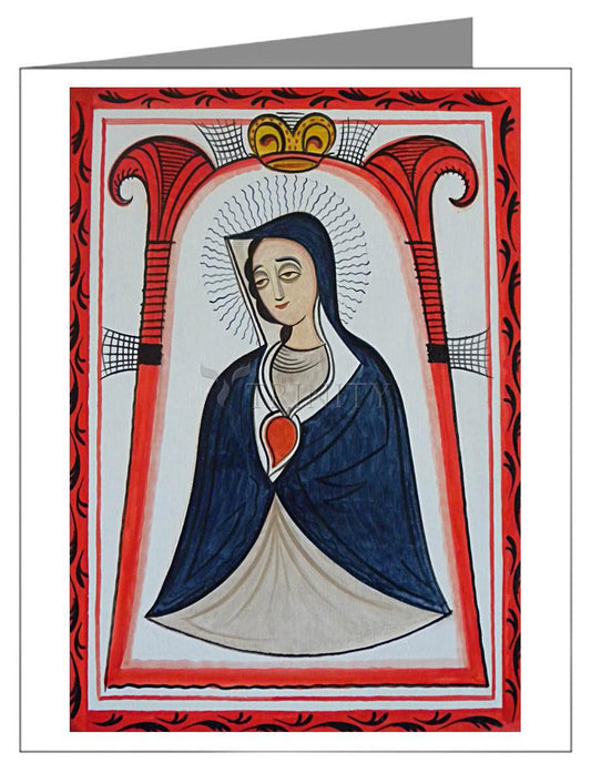 Our Lady of the Cave - Note Card Custom Text by Br. Arturo Olivas, OFS - Trinity Stores