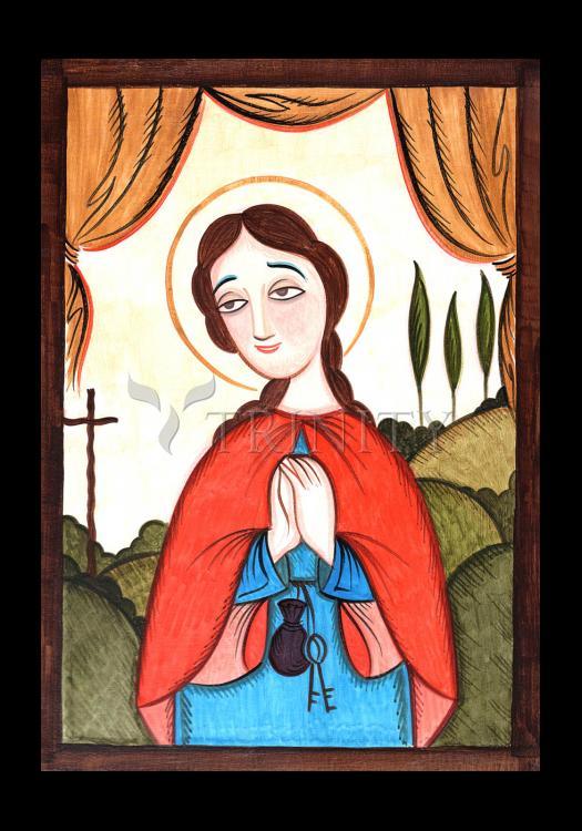 St. Zita - Holy Card by Br. Arturo Olivas, OFS - Trinity Stores