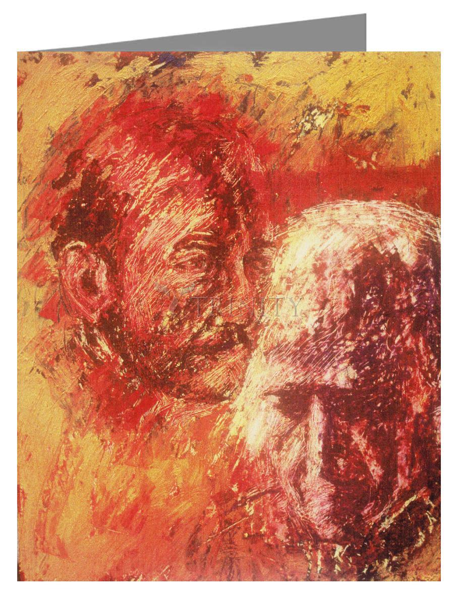 Heart of Ignatius on Mind of Arrupe - Note Card by Fr. Bob Gilroy, SJ - Trinity Stores