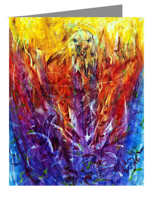 Eagles In Fire - Note Card by Fr. Bob Gilroy, SJ - Trinity Stores