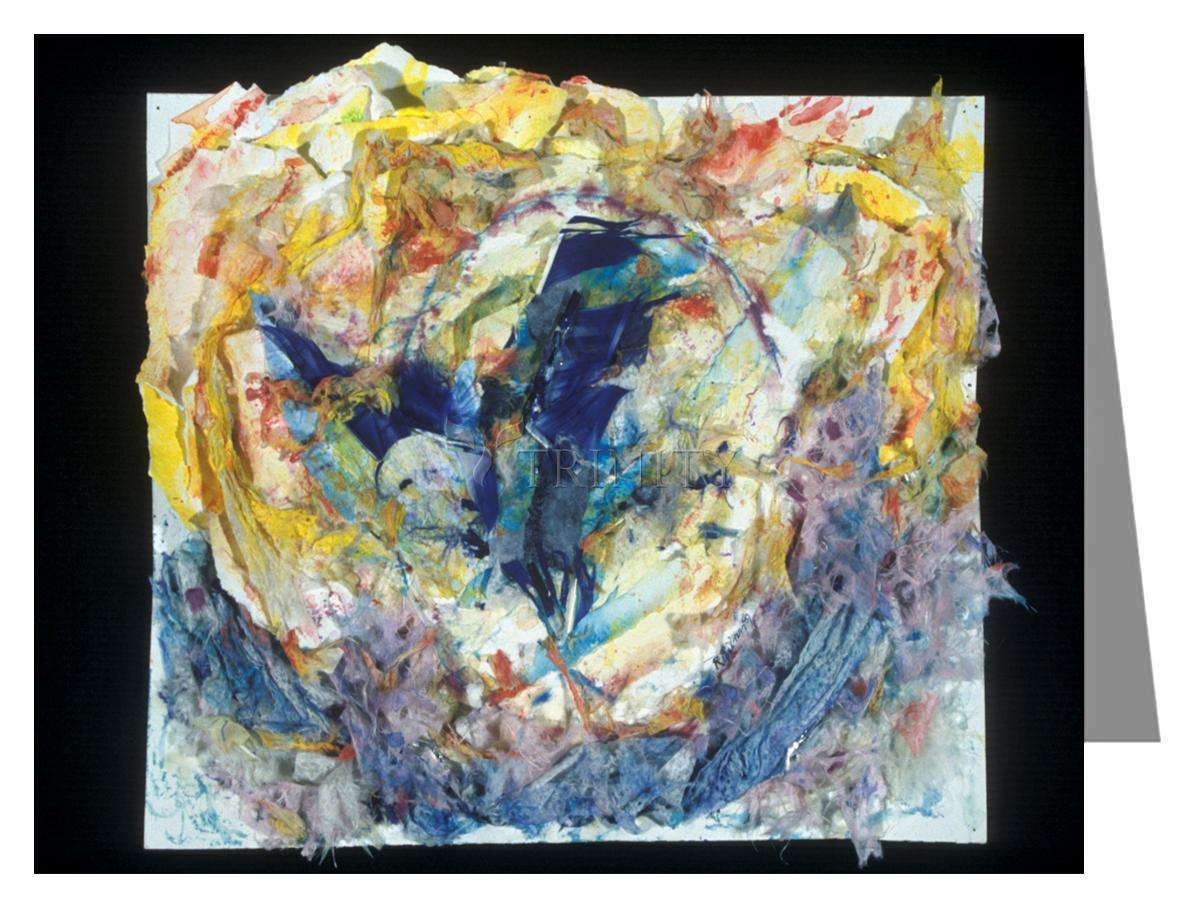 Eagle with Pipe Over Water - Note Card by Fr. Bob Gilroy, SJ - Trinity Stores