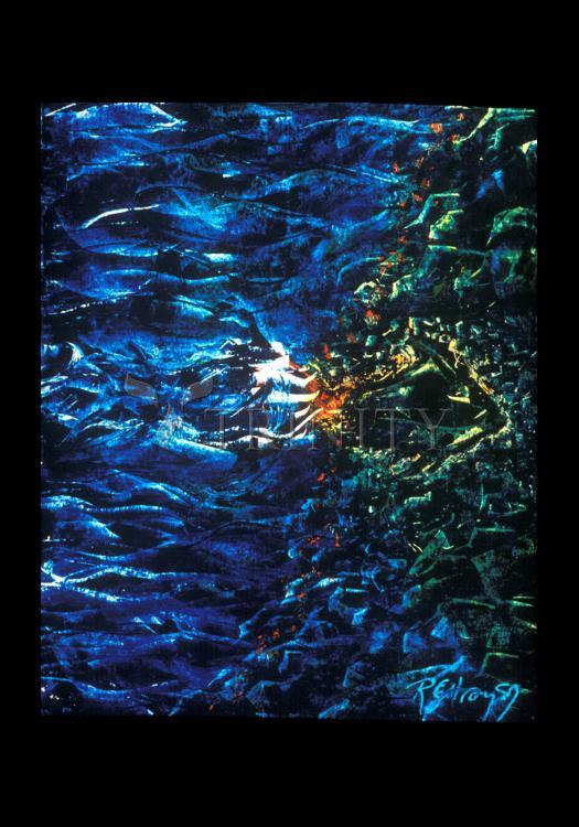 Fish Fossil - Holy Card by Fr. Bob Gilroy, SJ - Trinity Stores