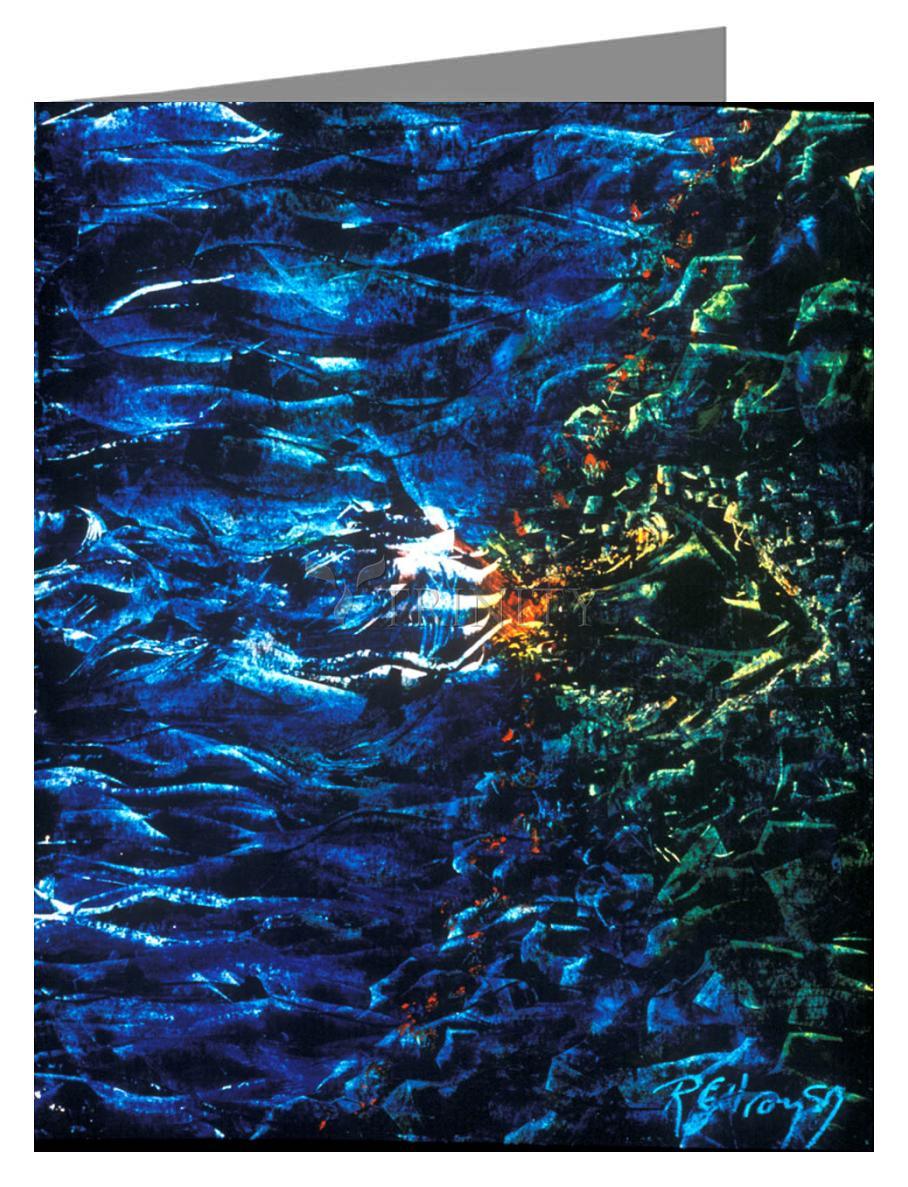 Fish Fossil - Note Card Custom Text by Fr. Bob Gilroy, SJ - Trinity Stores