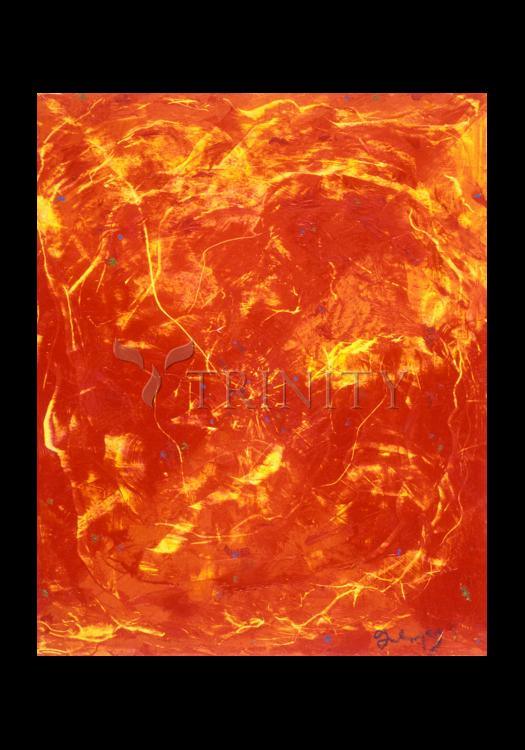 Flames of Love - Holy Card by Fr. Bob Gilroy, SJ - Trinity Stores