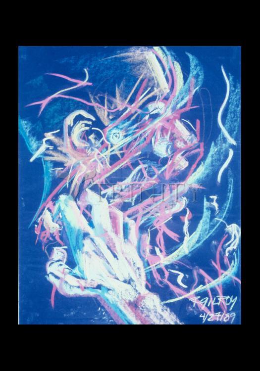 Hand Scrapes a Profile - Holy Card by Fr. Bob Gilroy, SJ - Trinity Stores