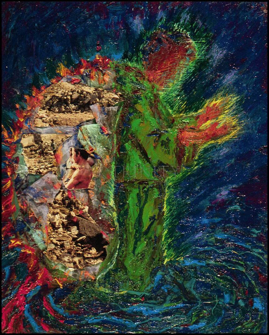 In The Wilderness - Wood Plaque by Fr. Bob Gilroy, SJ - Trinity Stores