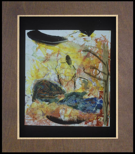 Lakota Pieta - Wood Plaque Premium by Fr. Bob Gilroy, SJ - Trinity Stores