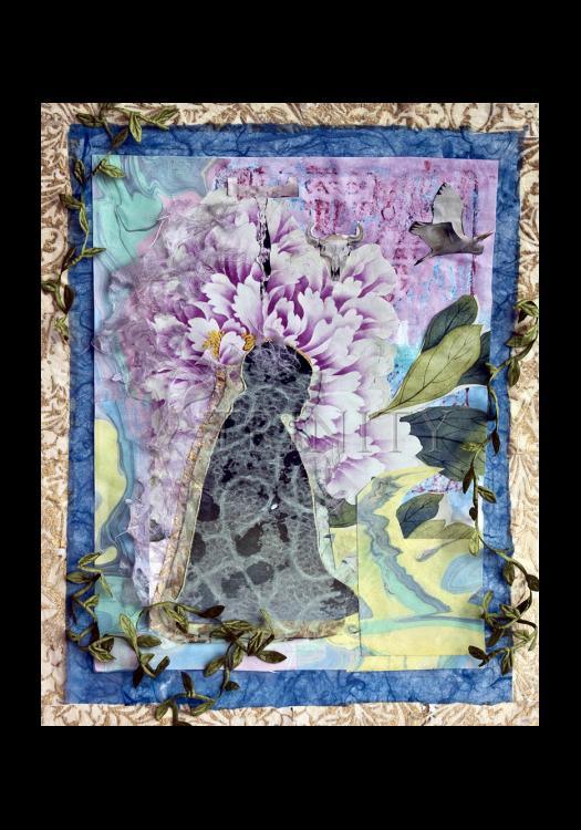 Meditating Monk - Holy Card by Fr. Bob Gilroy, SJ - Trinity Stores