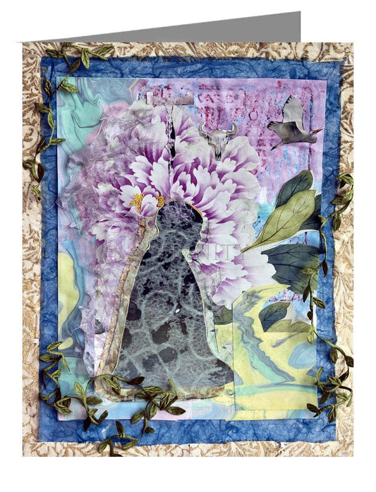 Meditating Monk - Note Card Custom Text by Fr. Bob Gilroy, SJ - Trinity Stores