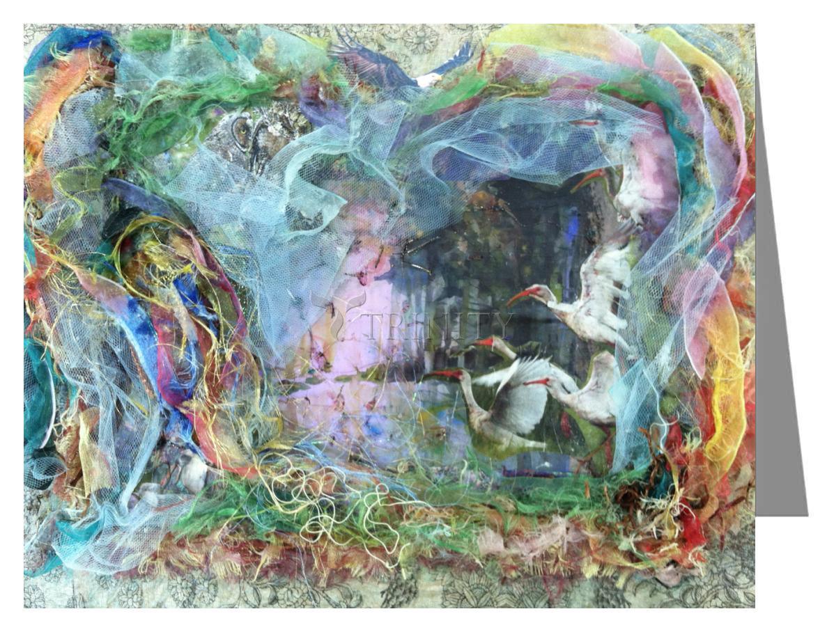 Morning Mist Lifting - Note Card Custom Text by Fr. Bob Gilroy, SJ - Trinity Stores