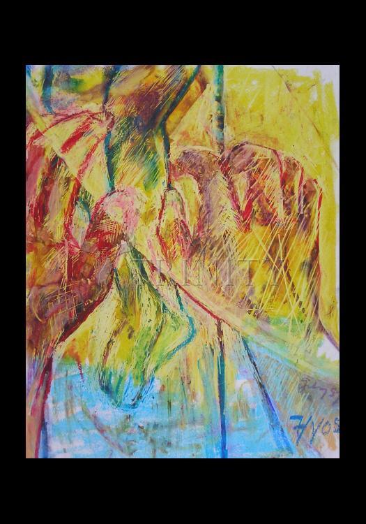 Reaching Through the Veil - Holy Card by Fr. Bob Gilroy, SJ - Trinity Stores