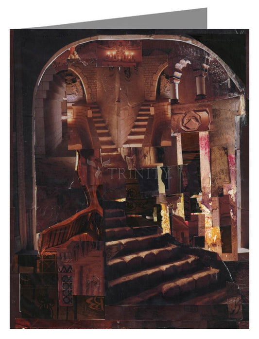 Split Staircase - Note Card Custom Text by Fr. Bob Gilroy, SJ - Trinity Stores