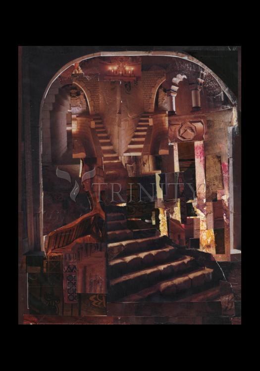 Split Staircase - Holy Card by Fr. Bob Gilroy, SJ - Trinity Stores