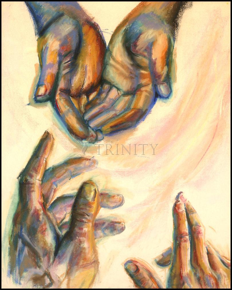 Take and Receive - Wood Plaque by Fr. Bob Gilroy, SJ - Trinity Stores