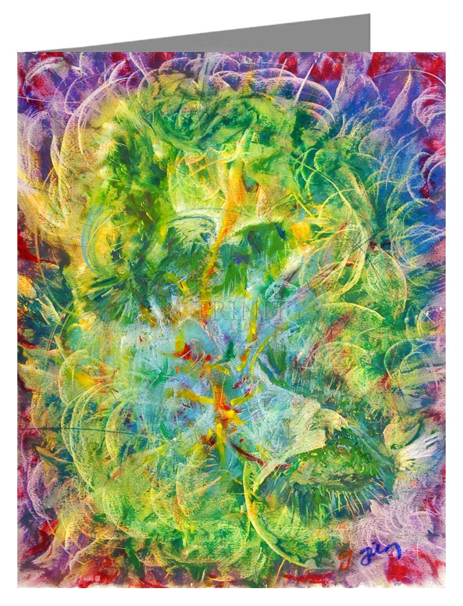 Two Guardian Eagles at the Tomb - Note Card Custom Text by Fr. Bob Gilroy, SJ - Trinity Stores