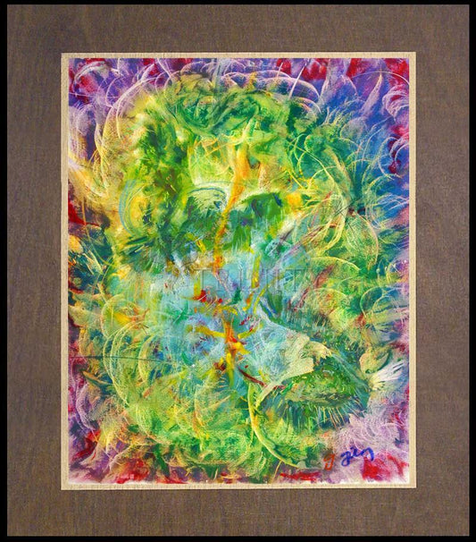 Two Guardian Eagles at the Tomb - Wood Plaque Premium by Fr. Bob Gilroy, SJ - Trinity Stores