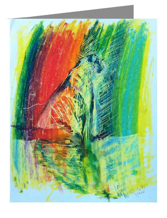 Tiger Sitting Beside Lake - Note Card by Fr. Bob Gilroy, SJ - Trinity Stores