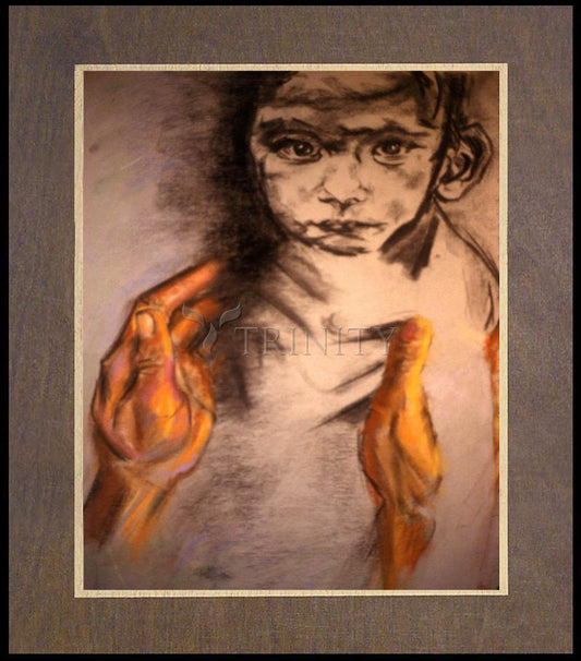 What Child is This? - Wood Plaque Premium by Fr. Bob Gilroy, SJ - Trinity Stores