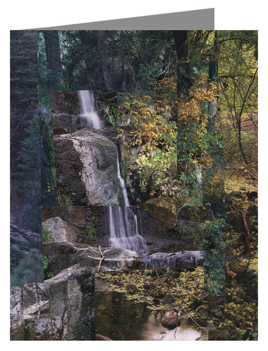 Waterfall Light - Note Card Custom Text by Fr. Bob Gilroy, SJ - Trinity Stores