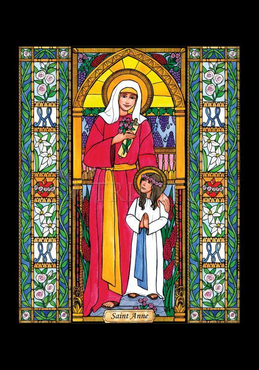 St. Anne - Holy Card by Brenda Nippert - Trinity Stores