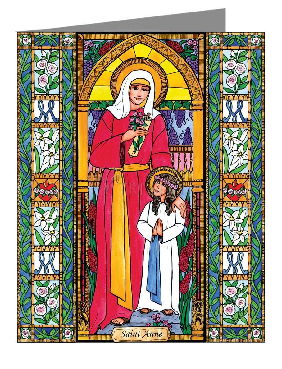 St. Anne - Note Card Custom Text by Brenda Nippert - Trinity Stores