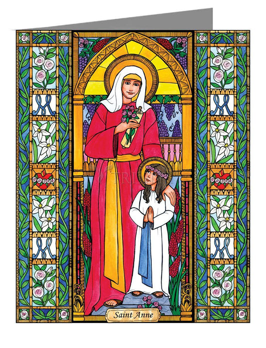 St. Anne - Note Card Custom Text by Brenda Nippert - Trinity Stores
