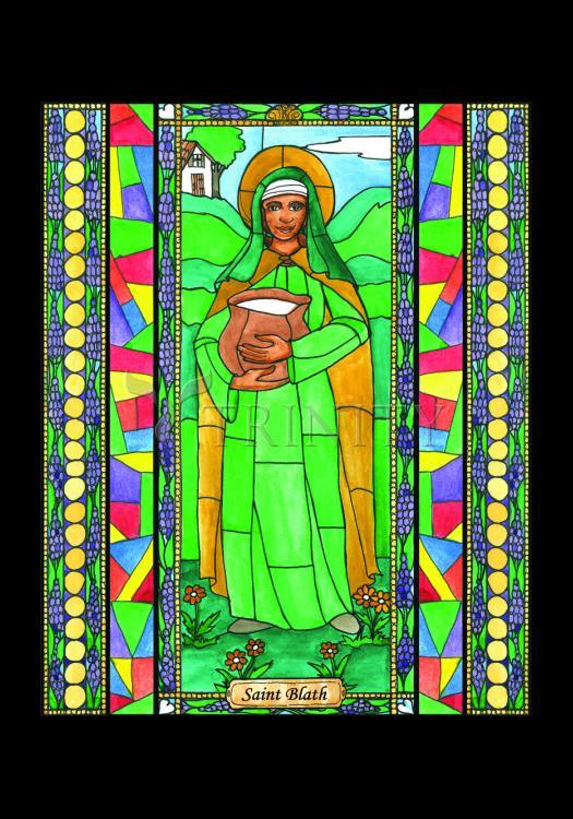 St. Blath - Holy Card by Brenda Nippert - Trinity Stores