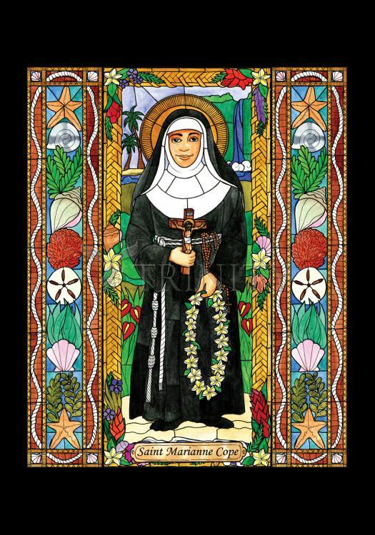 St. Marianne Cope - Holy Card by Brenda Nippert - Trinity Stores