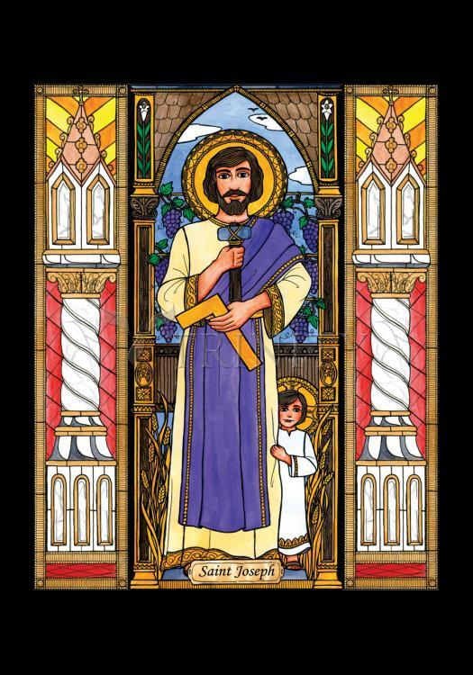St. Joseph - Holy Card by Brenda Nippert - Trinity Stores
